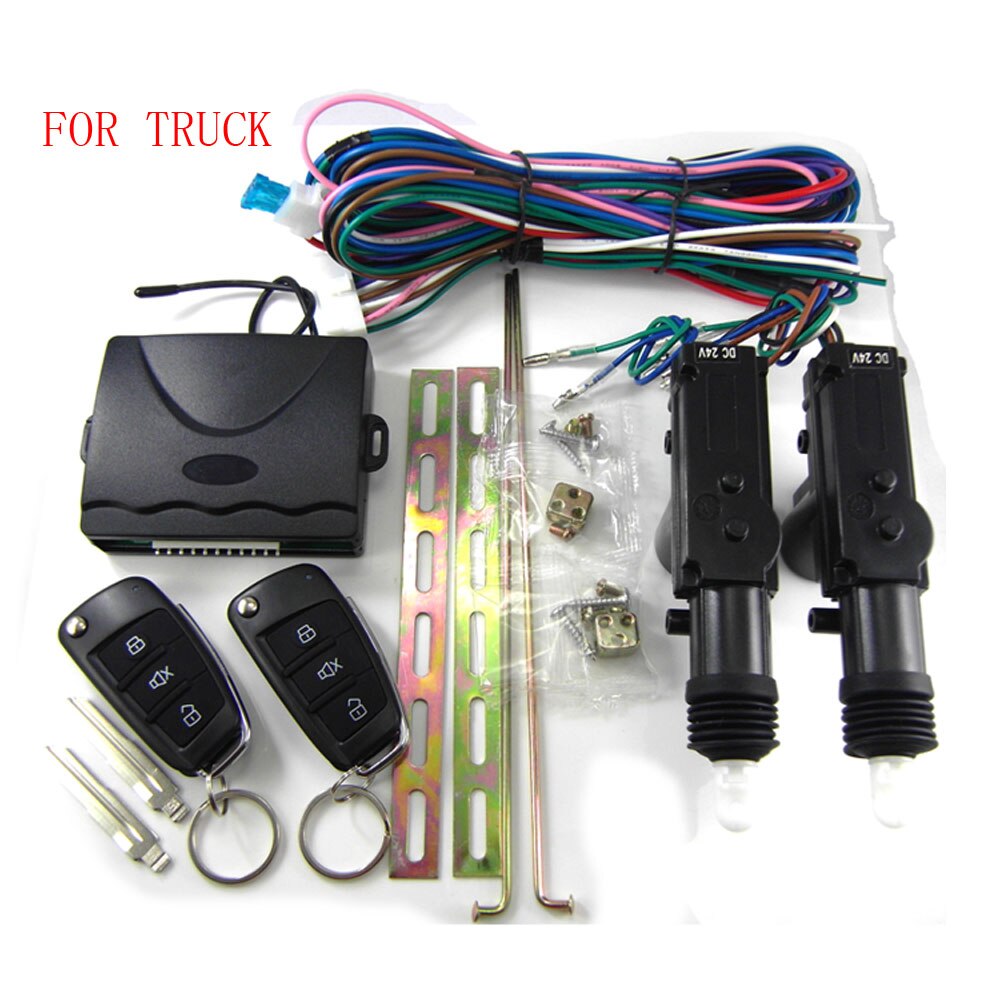 615-8118 15# FLIP KEY 24V universal for truck Remote control Vehicle Keyless Entry System 2 doors Central Door Lock alarm system