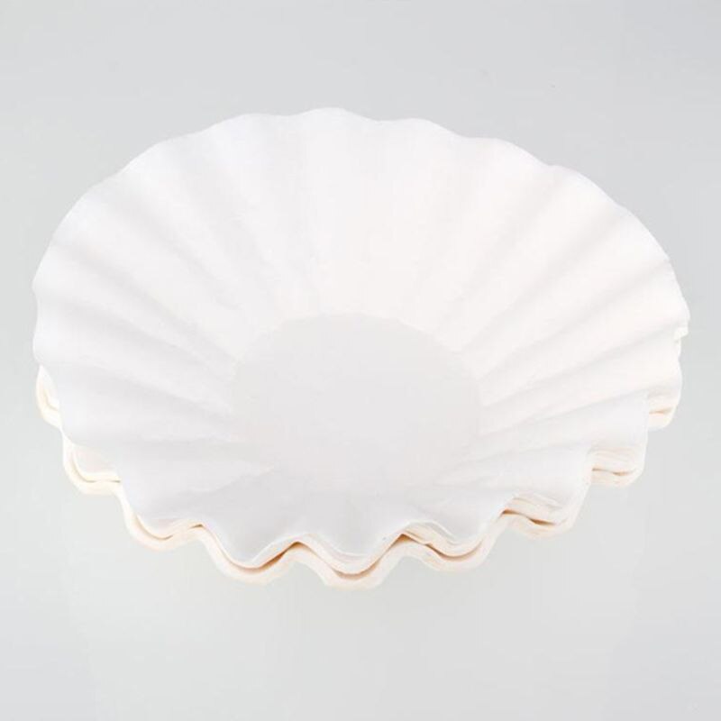 500Pcs 25cm Sheets Commercial Coffee Filter Paper Basket Coffee Filters Paper 72XF