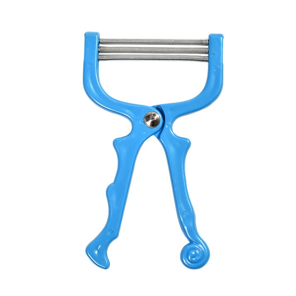 Safe Handheld Facial Hair Removal Full Body Manual Plucking Device Threading Beauty Epilator Leg Clipper: Default Title
