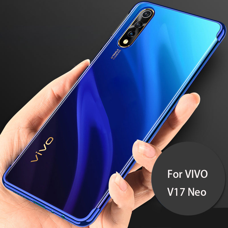 Electroplated Case For ViVo V17 Neo Case Silicone Shockproof Cover For ViVo V17 Neo Case ViVo V17 Neo Coque Soft 100%