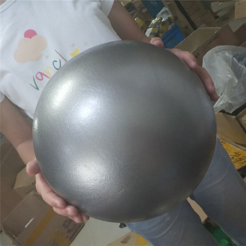25 cm druckfeste, explosionsgeschützte yoga-übungsbälle mit durchmesser für gymnastik, pilates, balance, fitness und heimtraining: Silber