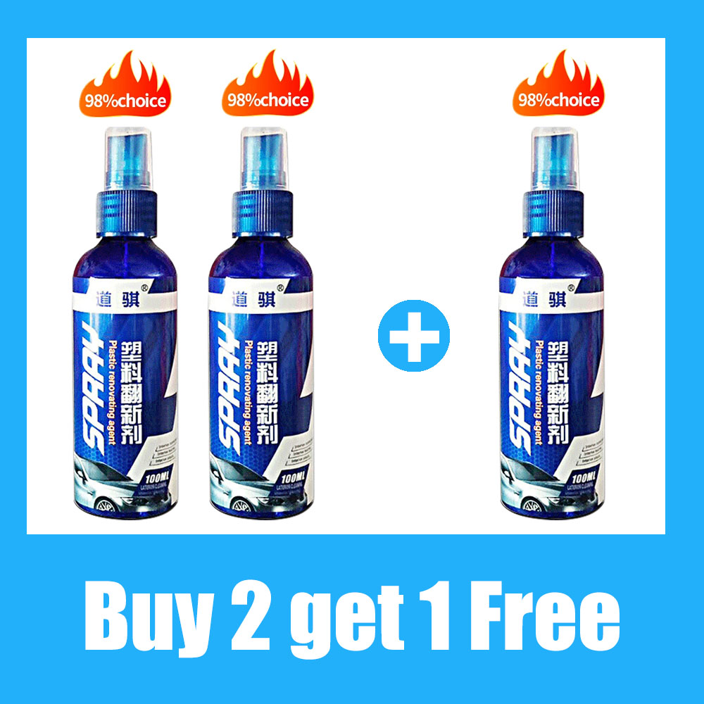 Auto Plastic Restorer Terug naar zwart Glans Autoreinigingsproducten Autopoetsmiddel en reparatie Coating Renovator voor autodetaillering: Blue