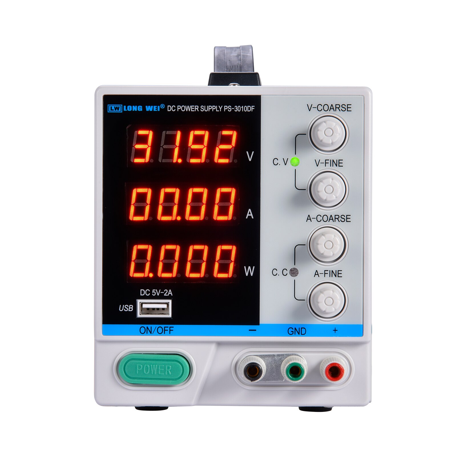 30v10a High Precision Four Bit DC Regulated Power Supply Ps 3010df Adjustable Aging Electroplating Power Supply