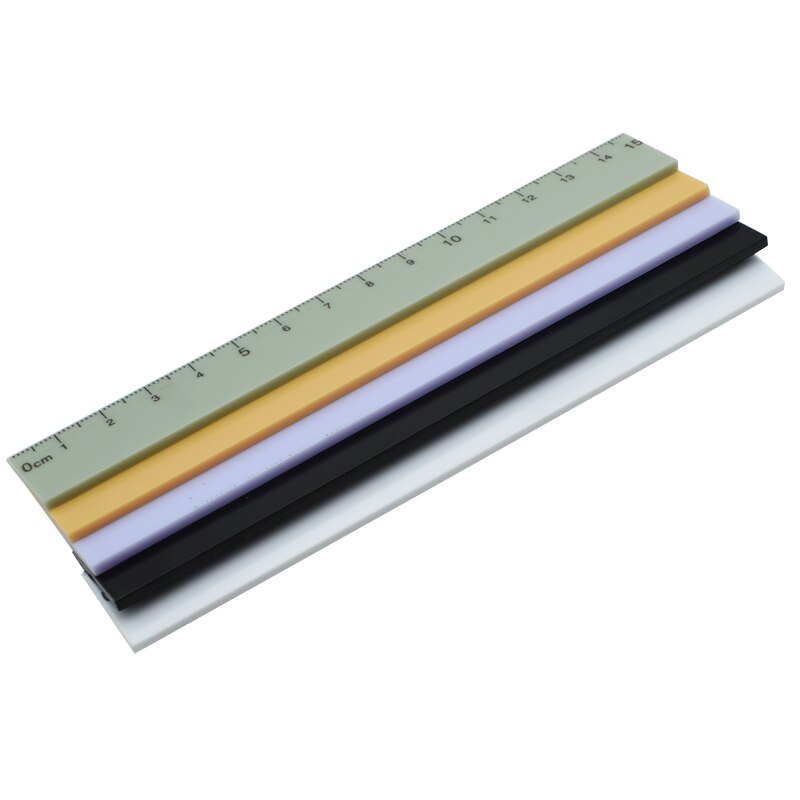 15 CM Scale Solid Color Straight Ruler Plastic Scrapbooking DIY Drawing Tools School Office Supplies