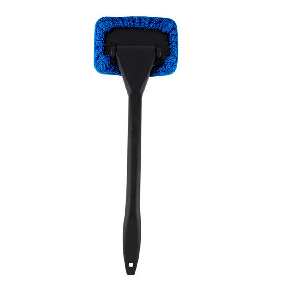 Long Handle Window Bathroom Cleaner Brush Kit Car Window Windshield Cleaning Wash Tool Inside Interior Glass Dust Removal Wiper: Blue