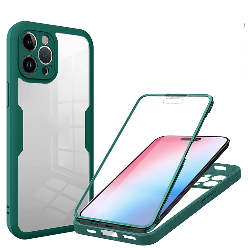 360 ° Coque de Protection antichoc pour Xiaomi 11 Pro 11 Lite Mi 11T Pro 11X 11I, Coque arrière transparente en Silicone souple Double face
