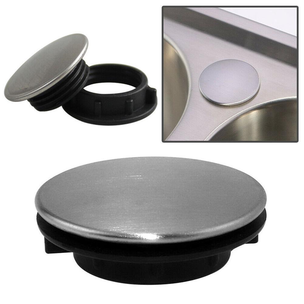 Steel Sink Plug Drain Basin Faucet Hole Cover Dispenser Tool Drainage Bathroom Cover System Accessories Drainage T7D9