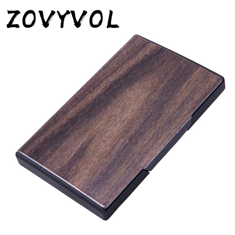 ZOVYVOL Metall Visitenkarte Kasten Name Karte fallen RFID Sperrung Clever Brieftasche Verschiedene aufbringen Kreditkarte Halfter