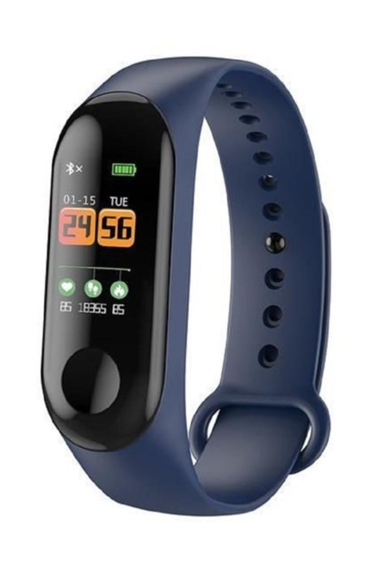 OWWOTECH M4 Smart Wristband Blood Pressure Monitor, Pedometer, Notification And Reading Message Blue Color M4-KLL-ST-ZLLKLL M4 Smart