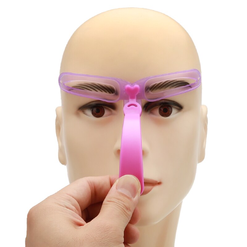 8 in1 Eyebrow Shaping Template Helper Eyebrow Stencils Grooming Card Eyebrow Defining Makeup Tools Cosmetics Accessories