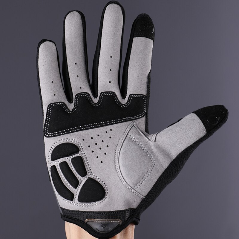 ROCKBROS gants de cyclisme éponge Pad doigt Long gants de moto pour vélo VTT gant écran tactile gants de VTT