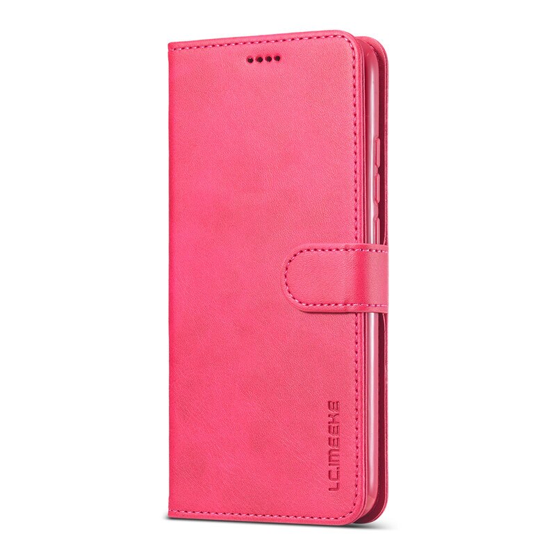 Capa tipo carteira para redmi 9a, capa de couro tipo carteira para xiaomi redmi 9a e redmi9a: Rose Red