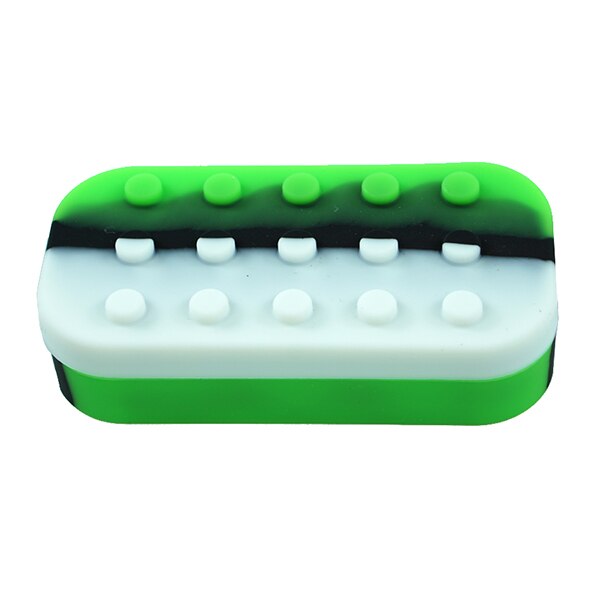 Wax Oil Concentrate Container Silicone Storage Jars Slick Jars Dab Box Non Stick: Black Green White