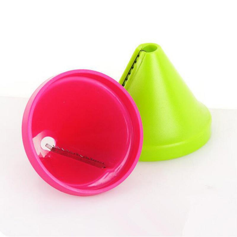 Coupe-radis râpe à vis | Entonnoir modèle trancheur à spirale légumes coupe-carotte râpe à vis, affûteur de roues, ustensiles de cuisine