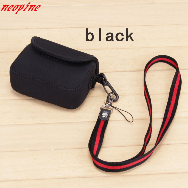 Bolsa de cámara para Nikon Coolpix A A1000 A900 S9900S W150 W100, funda de cámara suave, multifunción, impermeable, portátil: Black