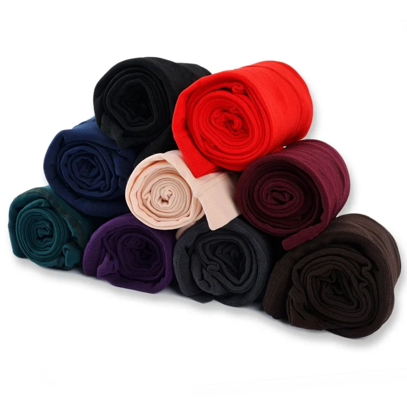 Mallas gruesas de invierno para mujer, pantimedias cálidas de terciopelo de Color sólido de cintura alta para mujer, pantimedias de terciopelo grueso, medias elásticas negras