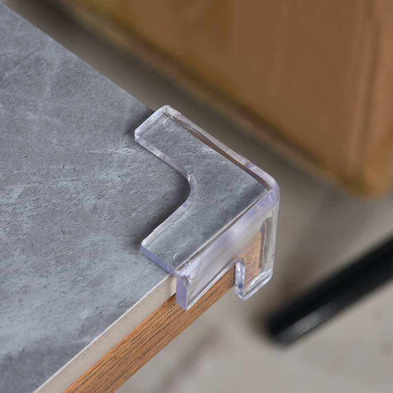 5 Stks/set Baby Veiligheid L Vorm Transparante Protector Cover Tafel Corner Guards Kinderen Bescherming Meubels Edge Corner Guards: Default Title