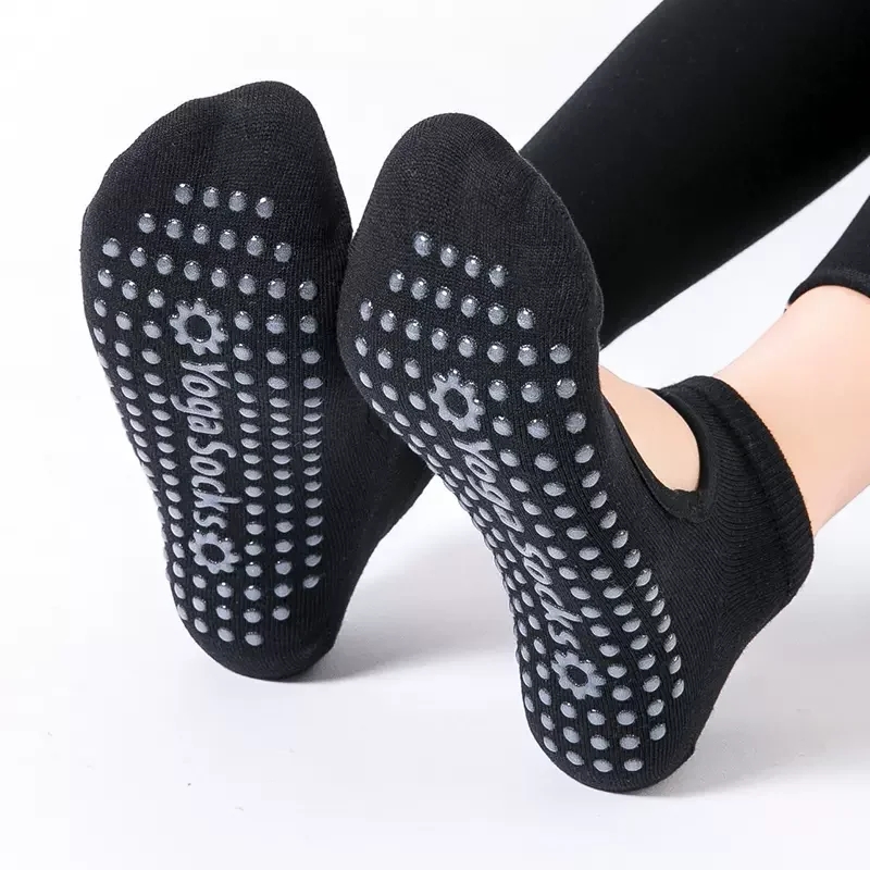 Hochwertige Damen-Yoga-Socken, rutschfest, atmungsaktiv, rückenfrei, Pilates-Socken, Knöchel, Damen, Ballett, Tanz, Sportsocken für Fitness, Fitnessstudio