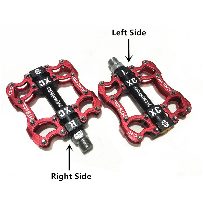 Bicicleta pedal mtb bmx selado 2 rolamento grampos pegs estrada mountain bike liga de alumínio anti-deslizamento peças de ciclismo