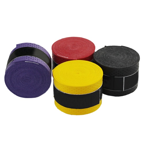 10 pçs absorvem o suor anti-deslizamento squash raquete alça badminton tênis sobre gripses