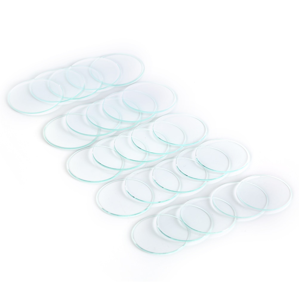 5 stk til reparation af ur str. 36mm/37mm/38mm/39mm/40mm urglas anti-ridse transparent rund krystal glas del