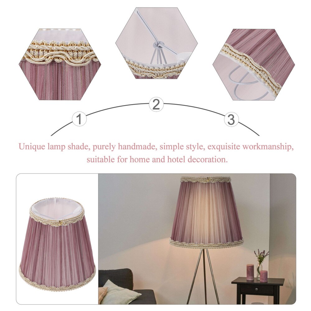 1pc Cloth Lampshade Lamp Protective Cover Chandelier Lamp Shade Lamp Decor