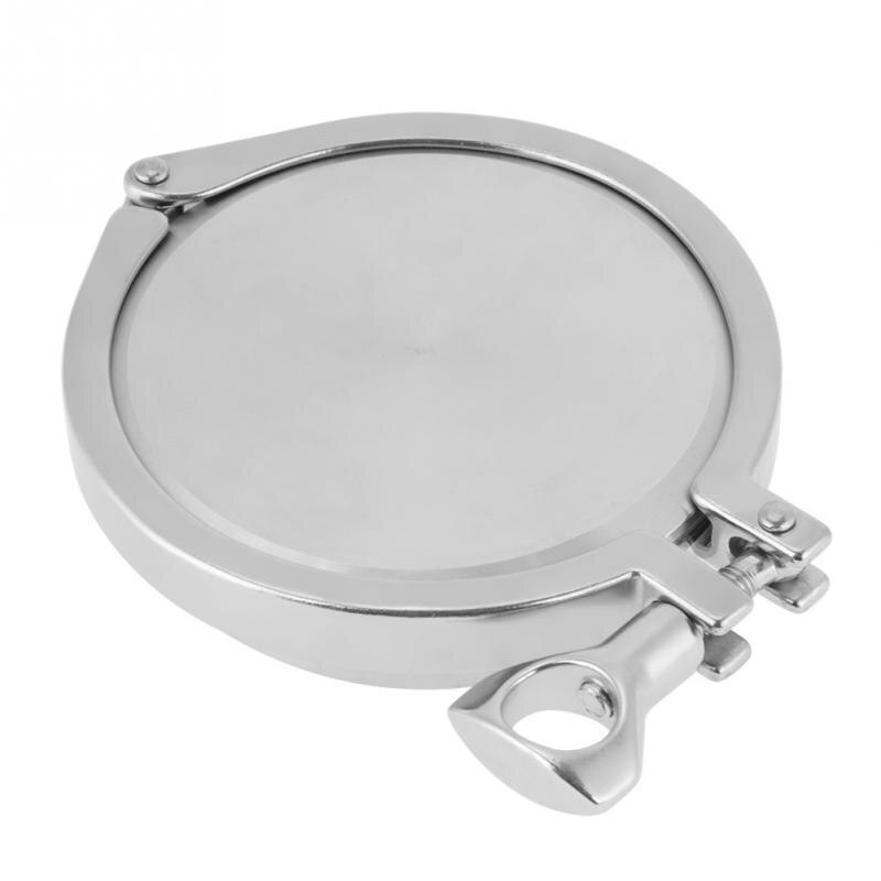 1 Set Rvs Sanitair Buisleidingen 102mm 4 inch End Cap + Weld Beentje + Klem + Pakking