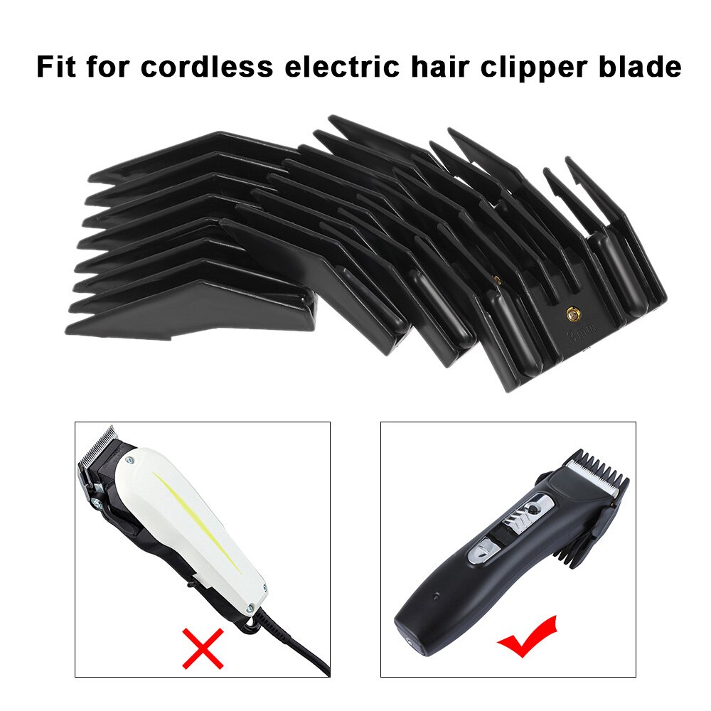4 Sizes Universal Hair Clipper Limit Combs Guide Attachment for Cordless Electric Hair Clipper Shaver Salon Haircutting Tool