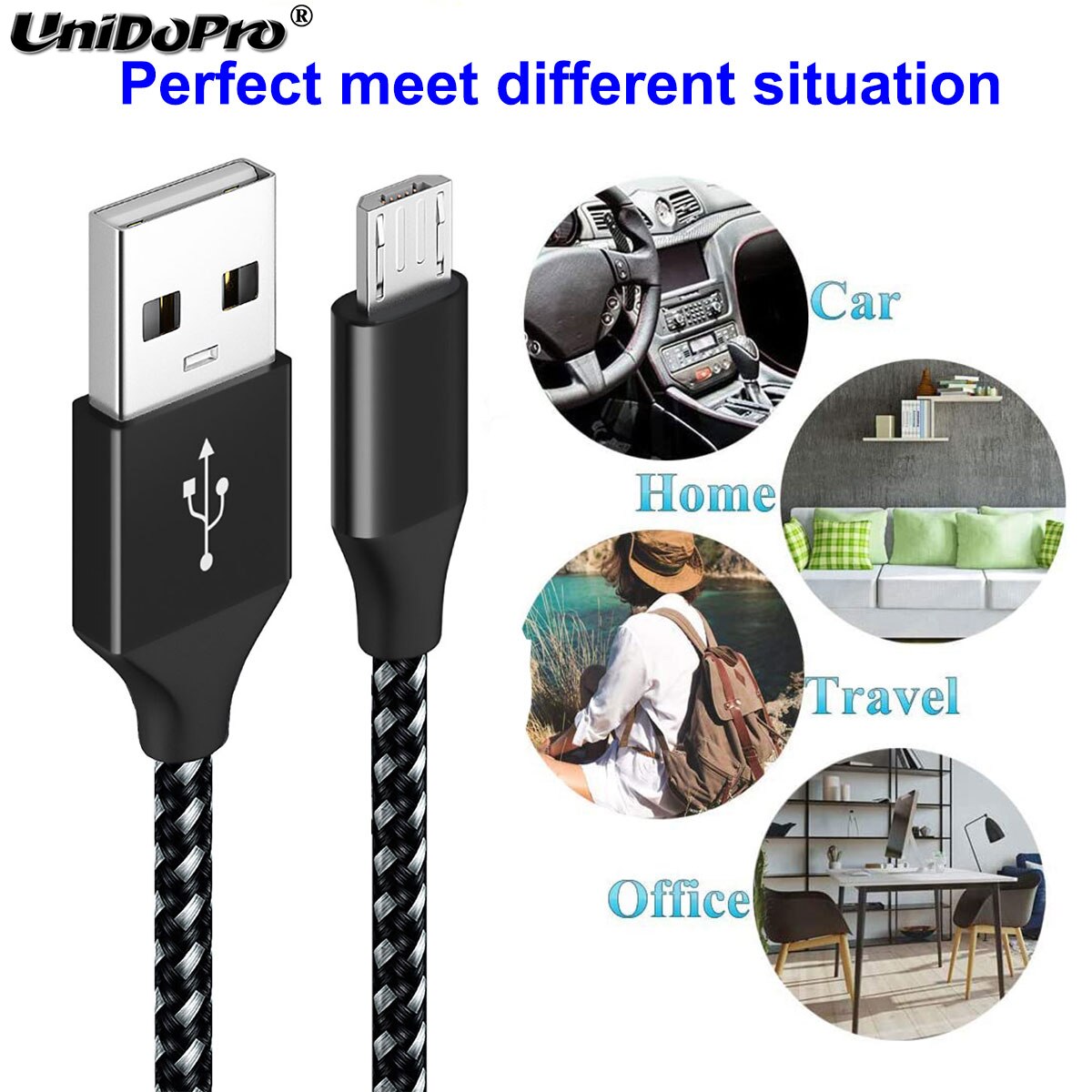 Cable USB de repuesto de 3 pies para cámara Nikon, Cable de carga de UC-E20 para Canon PowerShot SX720 HS, D3400, D3500, D5600, D7500