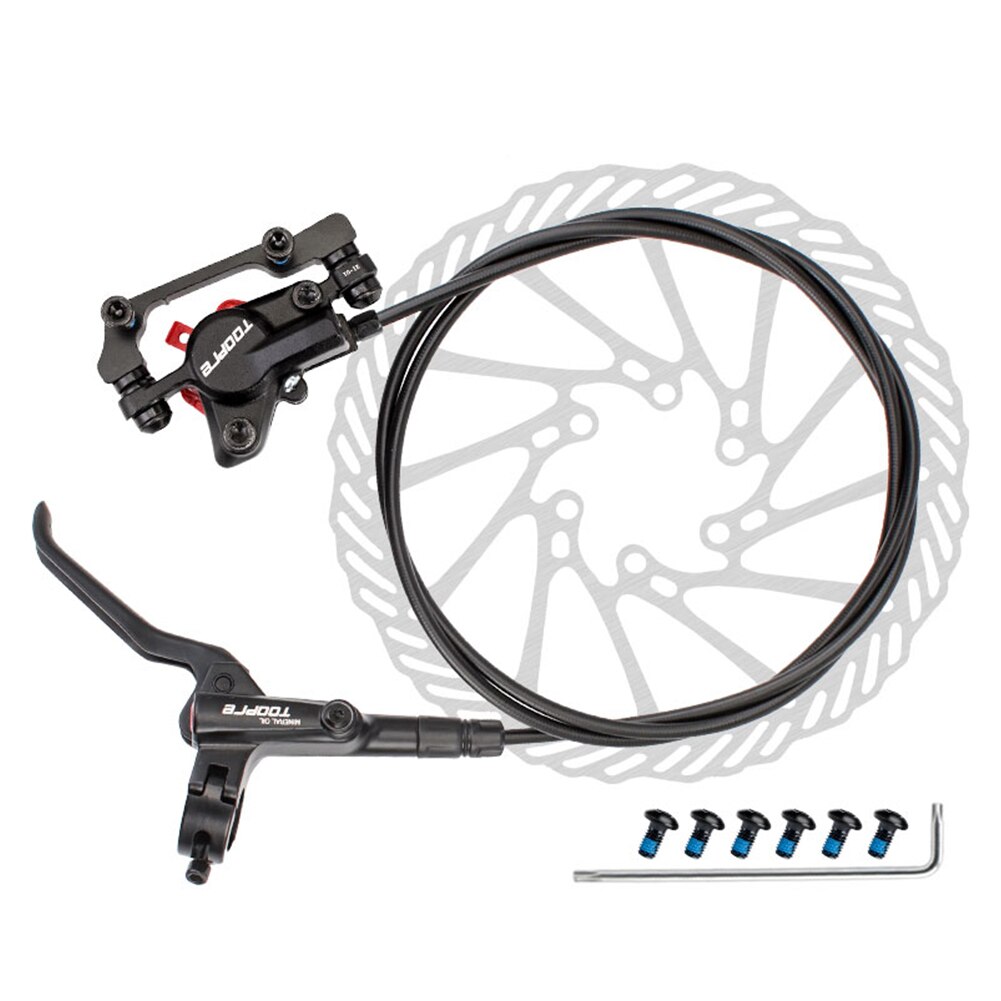 TOOPRE-Kit de frenos hidráulicos para bicicleta de montaña, pastillas de freno de disco delanteras y traseras, accesorios de Rotor: F180 R160  oil pan