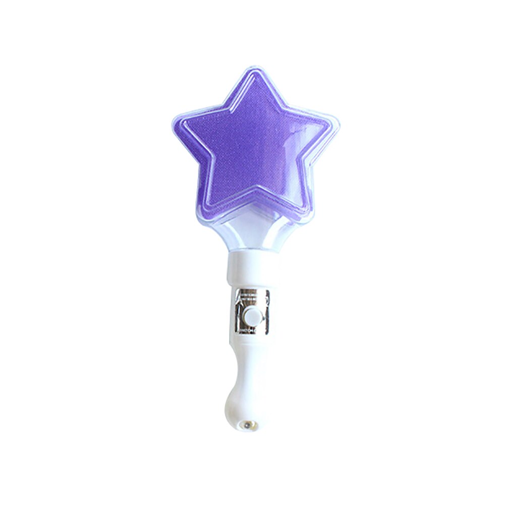 Star Glow Light Stick Night Party Performance Decor Kids Toy Props: Purple 