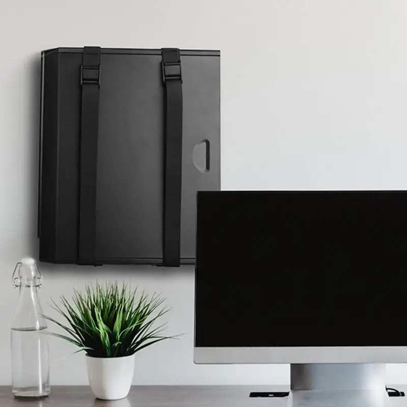 Universele Pc Case Houder Onder Bureau Cpu Stand Wandmontage Verstelbare Computer Mainframe Hanger Host Box Stand Beugel Rack