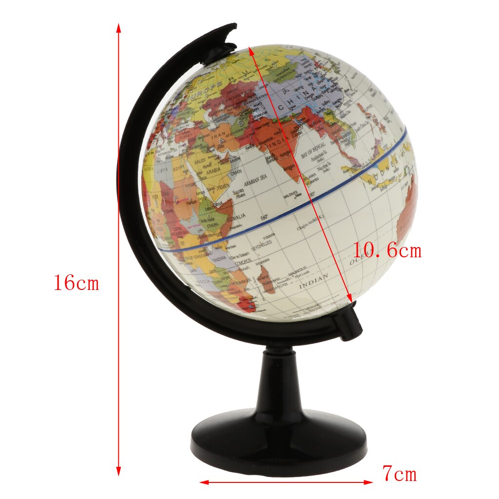 2Pcs World Globe Spinning Interactive Learning Model For Kids