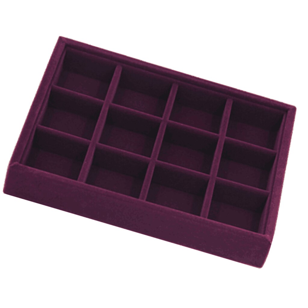 Multi-purpose smykker display bakke halskæde øreringe ring showcase organizer