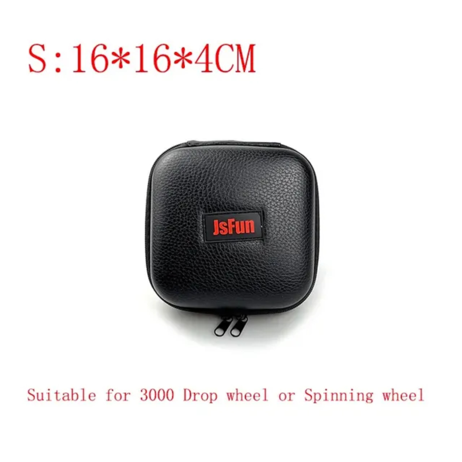 S/m/l spinnefiskeri pu-etui fiskehjul stødsikker vandtæt fiskegrejsetui 1-2 fiskehjul bfs baitcaster: Brun