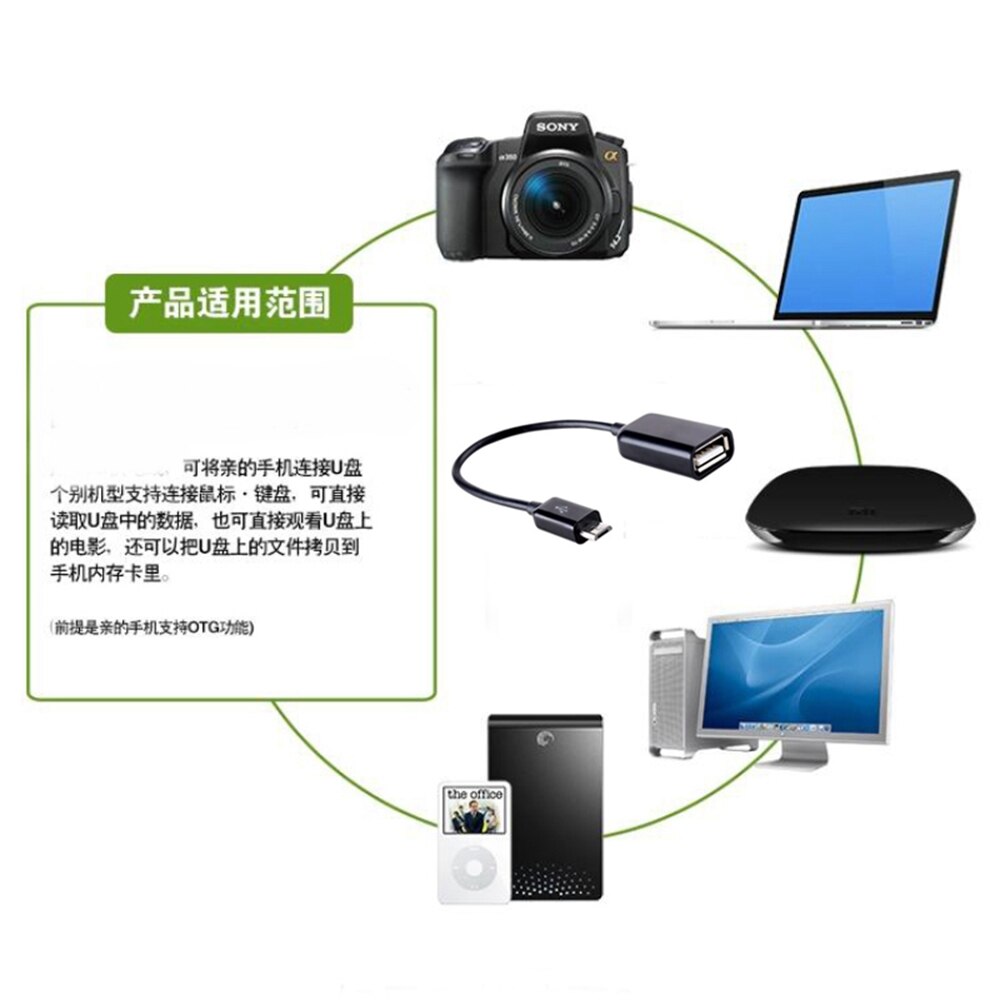 Micro USB To Female USB OTG Cable Adapter For Samsung HTC Huawei Mate Xiaomi Android Tablet PC MP3/MP4 Smart Phone cabo microusb