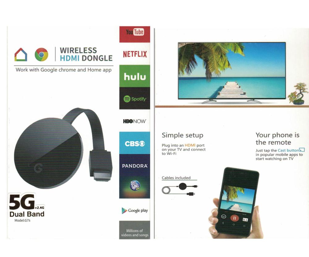 G7S Miracast Tv Stick Wifi Hdmi Display Adapter Spiegel Ontvanger Voor Chromecast Ultra Draadloze Dongle Voor Google