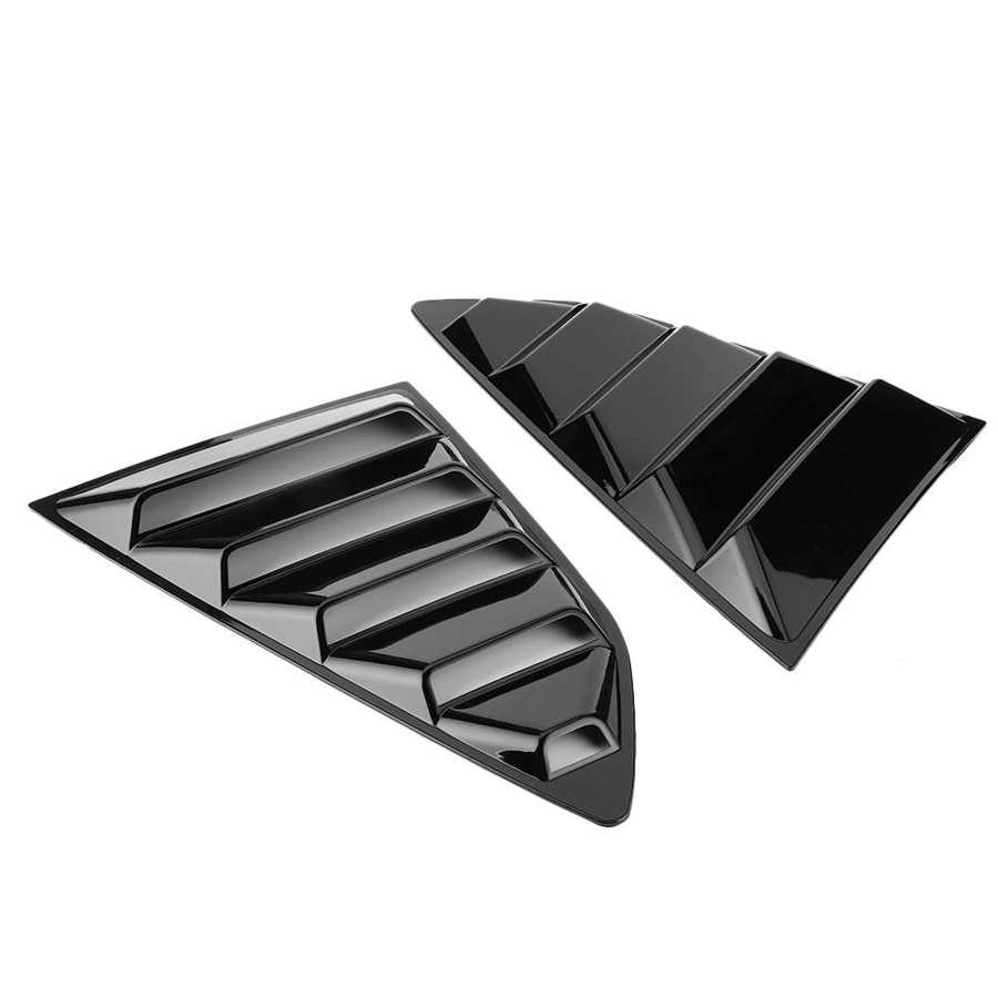 Car Window Louvers Side Air Vent Cover Fit for Chevy Camaro Glossy Black Car Styling