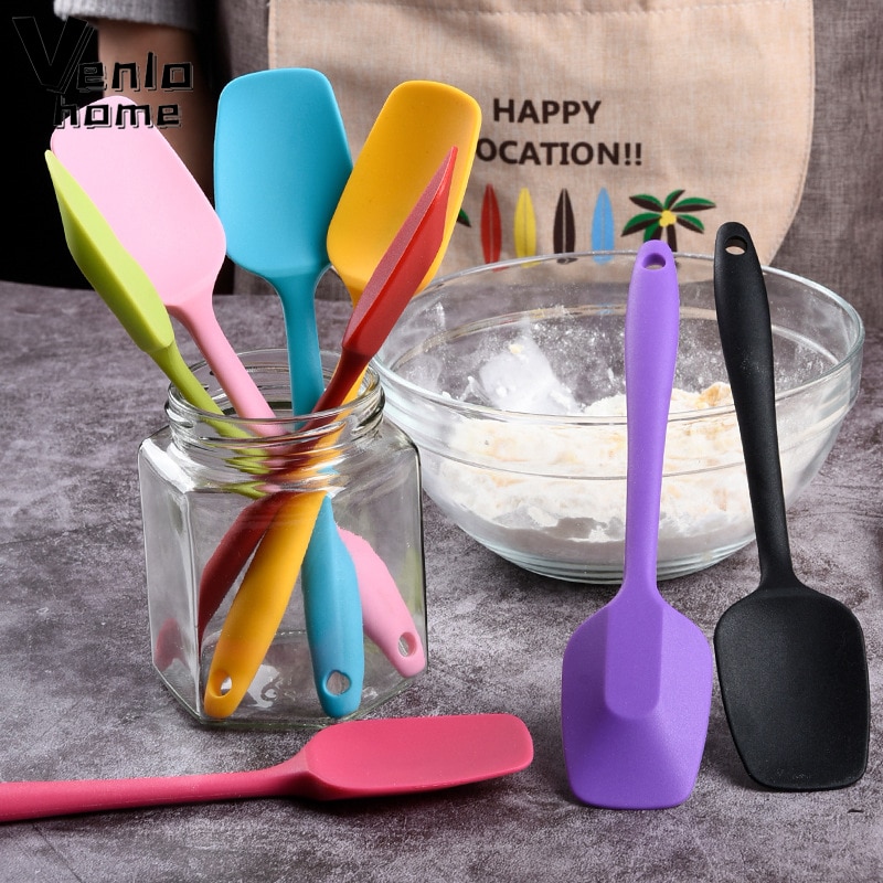 Keuken siliconen roomboter cake spatel beslag mengen deegkrabber kwast botermixer cake kwasten bakgereedschap keukengerei