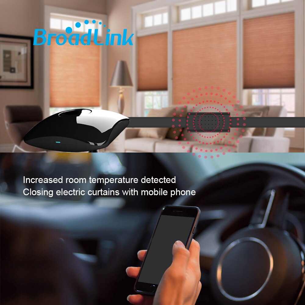 Broadlink HTS2 RM4 Pro Smart Home Automation WiFi IR RF Universal Intelligent Remote Controller Work With Alexa Google Home