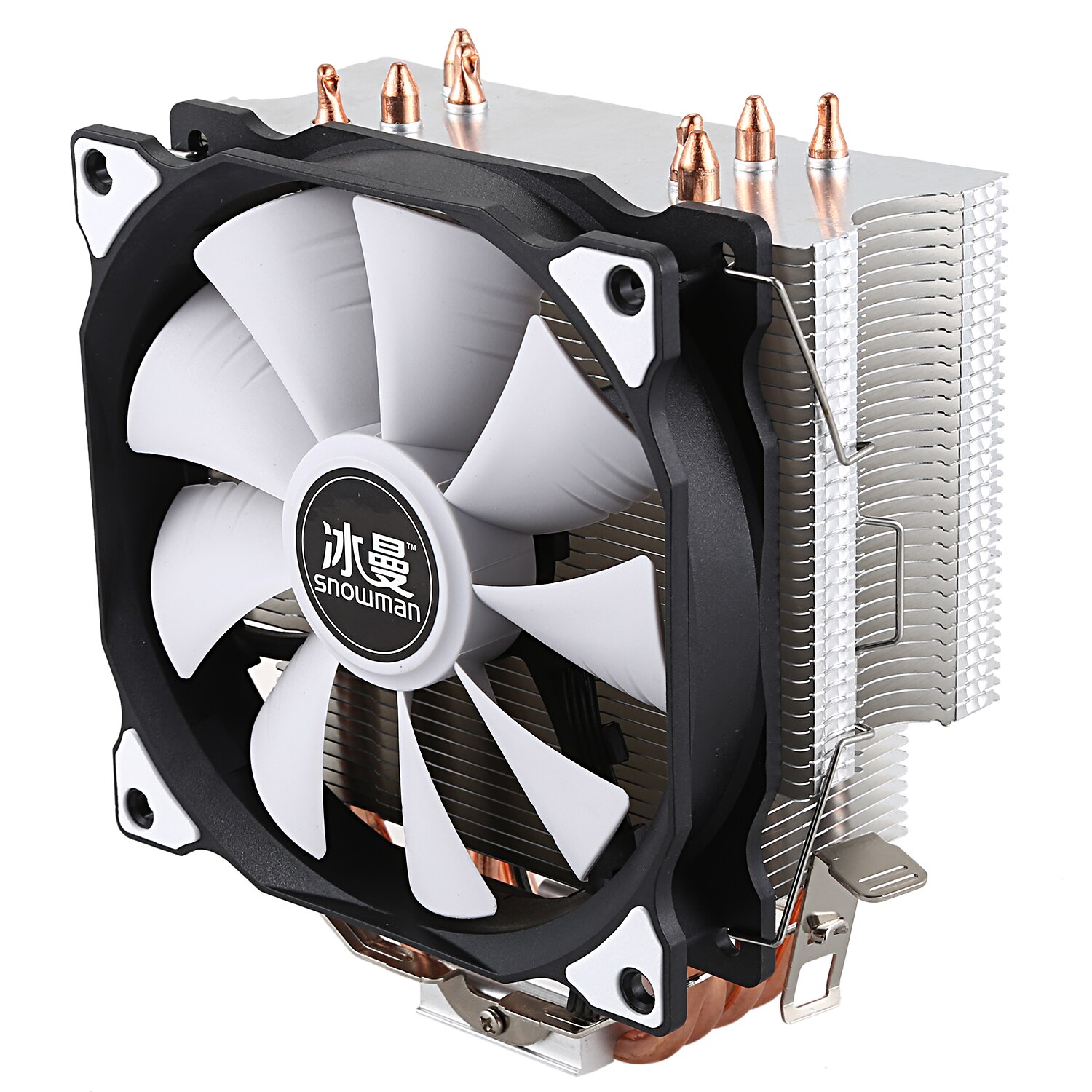 SNOWMAN CPU Cooler Master 4 Pure Copper Heat-pipes freeze Tower Cooling System CPU Cooling Fan with PWM Fans