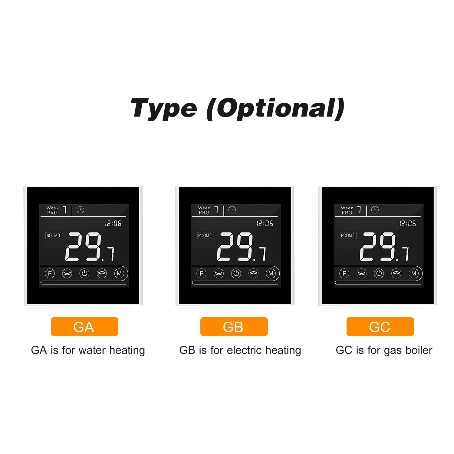 Wifi Thermostat Programmable Water Boiler Heating Thermostat Temperature Controller LED Touchscreen Backlight Remote Control