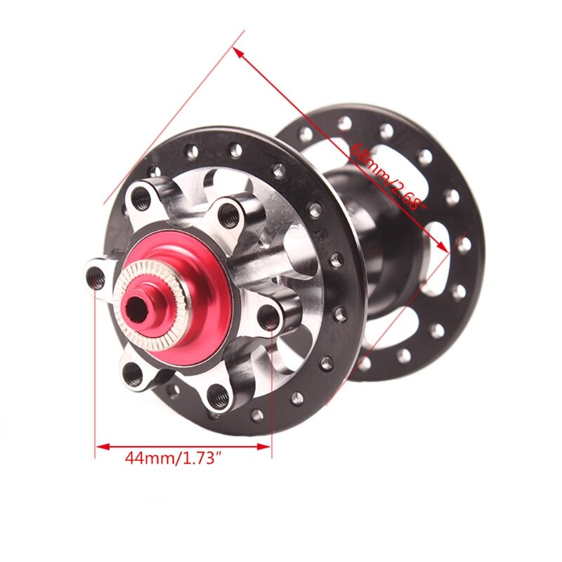 Quando Fiets Bus Spacer Hub 32 36H Gaten Fiets Mtb Mountainbike Voor Achter Cassette Vrijloop En 6 Bolt schijfrem