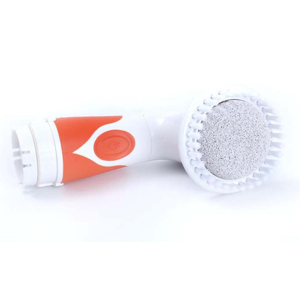 4- i -1 elektrisk badebørste langt håndtak vanntett kroppsrensebørste massasje hjemme dusj leie spa-system helsevesen