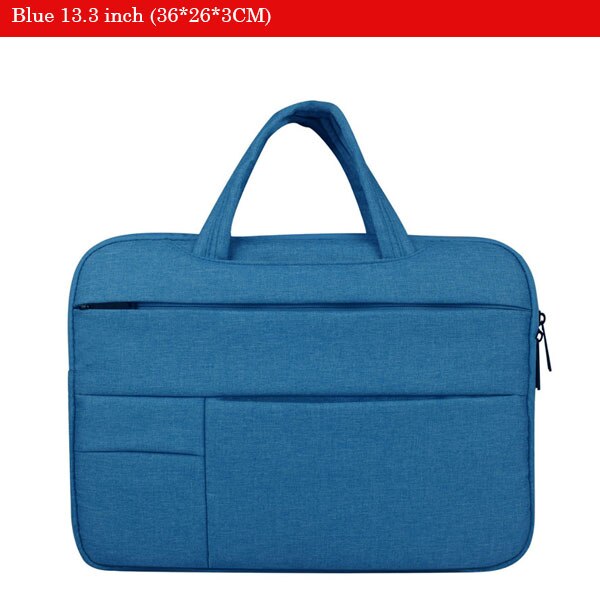 Soomile 12-15 Laptop Tasche Tragbare Männer Aktentasche Multi-funktion Notebook Computer Tasche Männlichen Einfache Büro Business Handtasche: blue 13.3 inch