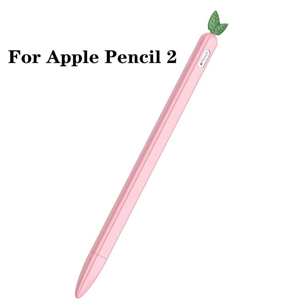 Soft Carrot Silicone For Apple Pencil 1 2 Case Compatible For Tablet Touch Pen Stylus Protective Sleeve Cover Coque Anti Lost: 09