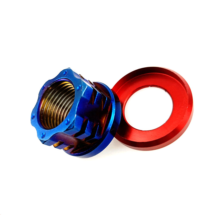 Motorcycle Wheel Axle Screw Nut 304 Stainless Steel M16 M18 1.5MM Pitch For Electric Hub Motor Honda Yamaha Kawasaki Scooter