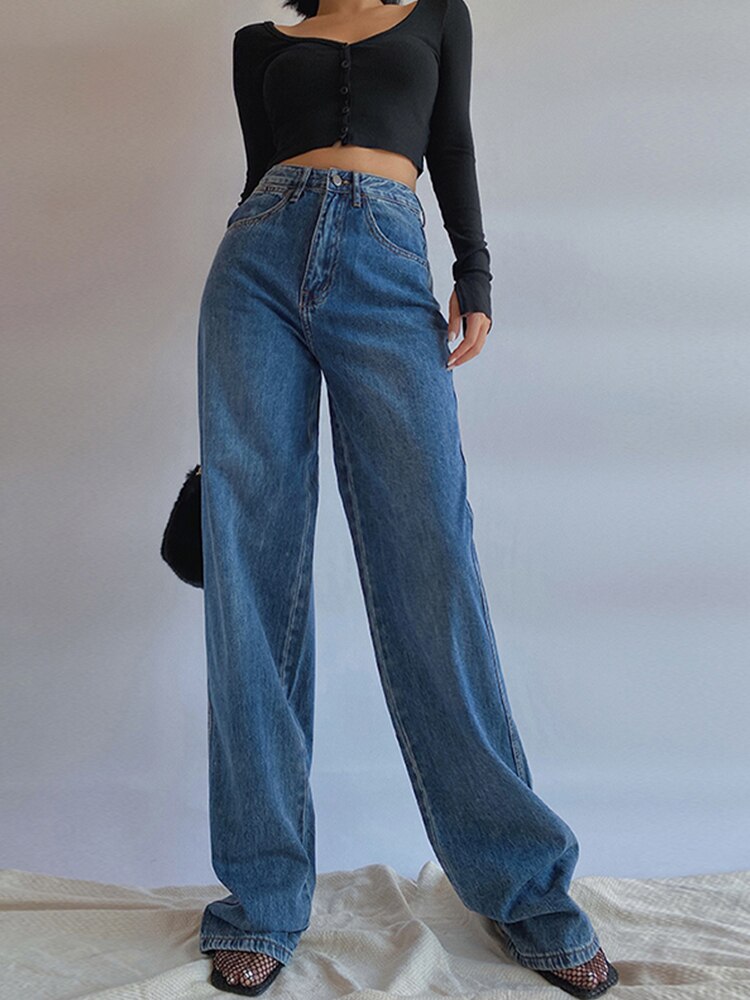 Pantaloni da donna jeans donna vita alta jeans – Grandado