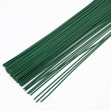 50 stk 2mm 40cm mørkegrøn tråd kunstige silke blomster stilk diy håndlavet dekorativ krans blomstergrene blomsterhandler håndværk