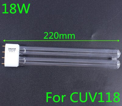 Sunsun fisketank bakteriedrepende lampe cuv serie uv bakteriedrepende lampe uv veke 3w 5w 7w 9w 13w 18w 24w 36w 55w veke: 18w